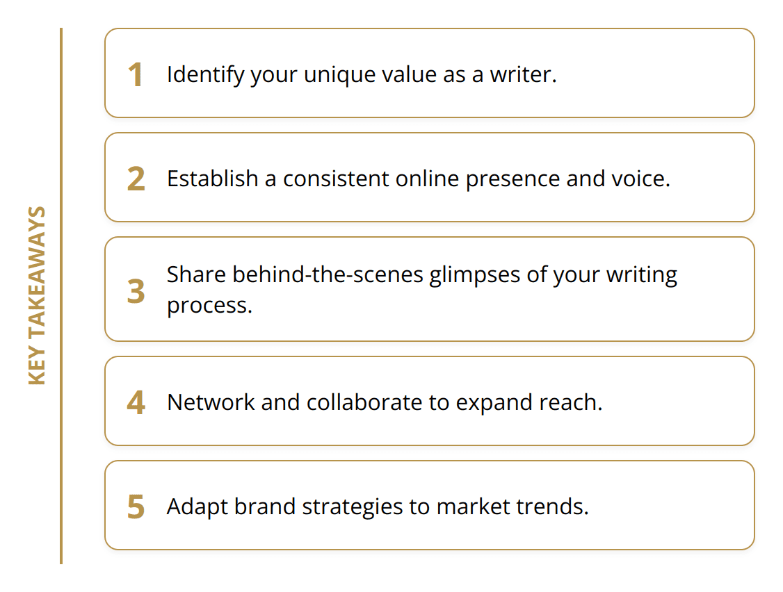 Key Takeaways - Personal Branding for Writers [Guide]