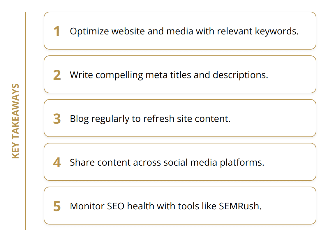 Key Takeaways - SEO for Authors [Guide]