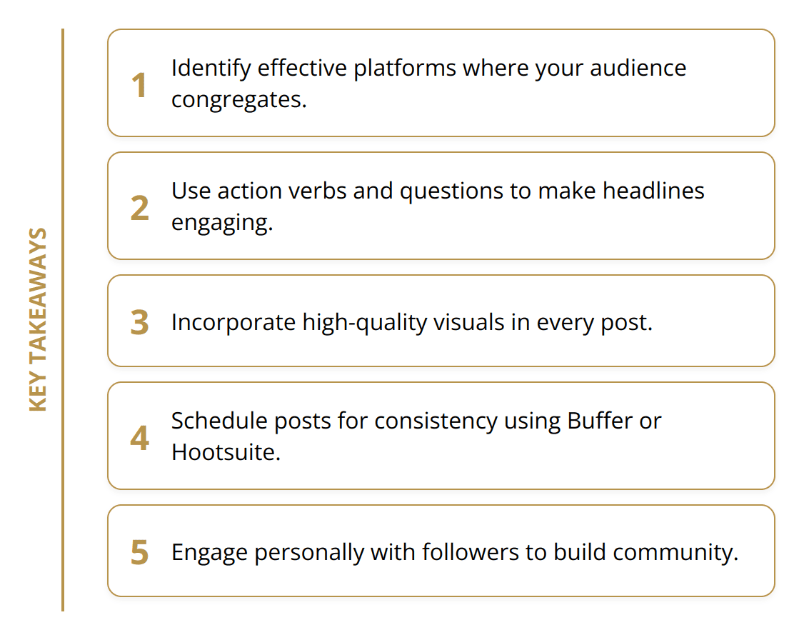 Key Takeaways - Leveraging Social Media for Authors: What You Need to Know