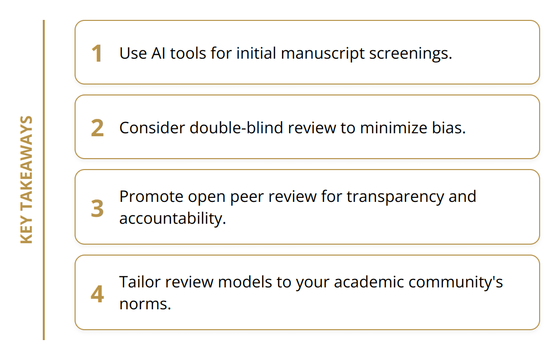 Key Takeaways - What are Peer Review Publishing Models?